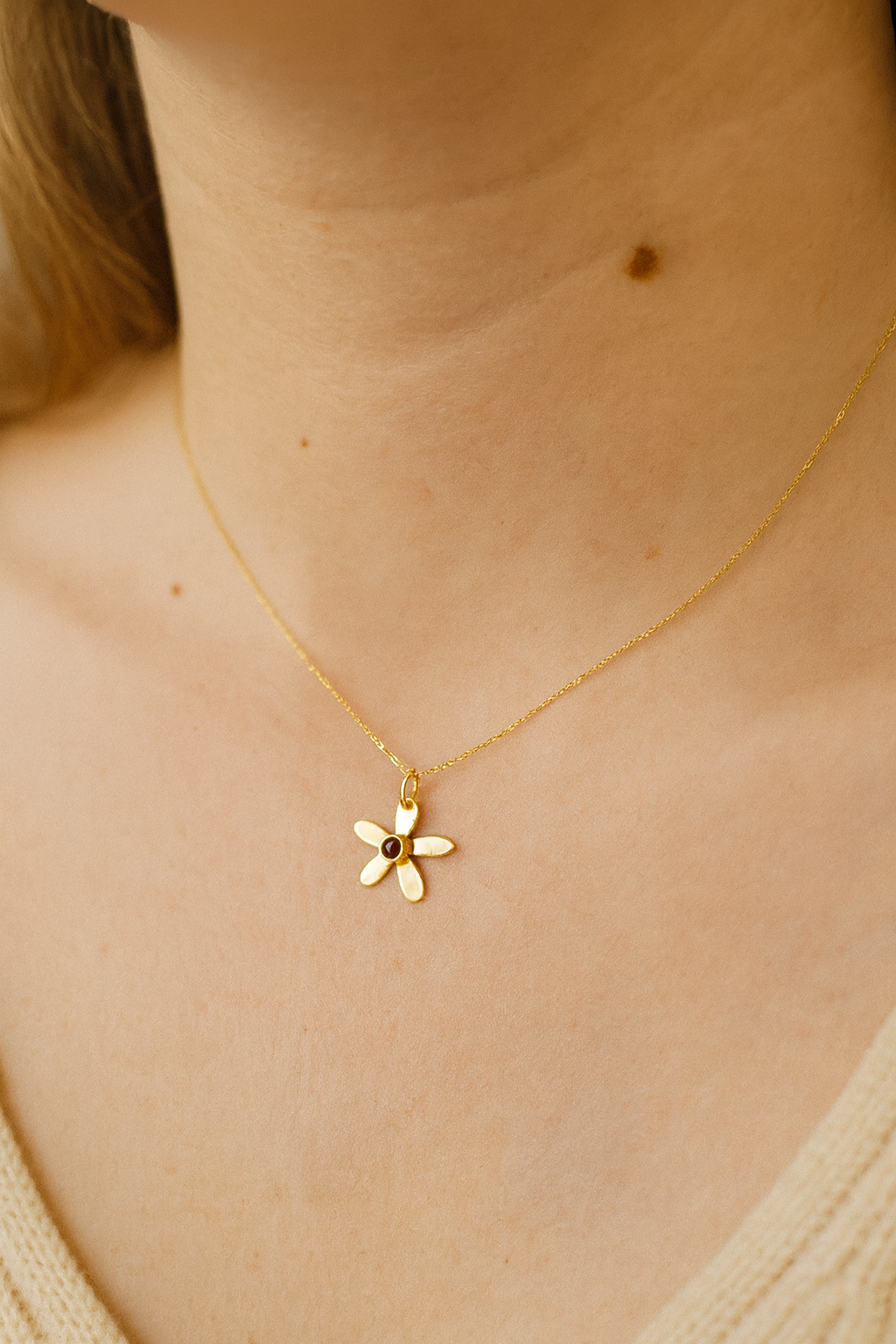 STUDIO MINIMALE - SHOP - 14K Gold Daisy Earrings